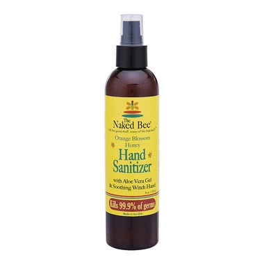 Orange Blossom Honey Hand Sanitizer with Aloe Vera Gel & Soothing Witch Hazel 8 oz / 237 ml pump