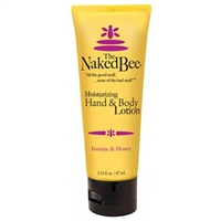 The Naked Bee Jasmine & Honey Moisturizing Body Lotion 2.25 oz/67 ml tube