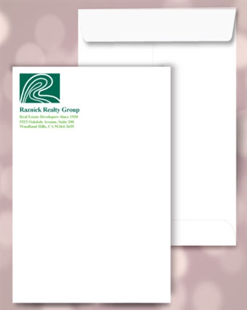 10 x 13 Catalog Envelopes, 2 PMS color print, #20060PMS2