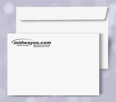 9 x 12 Booklet Envelopes, 1 color print (Black), #30040P