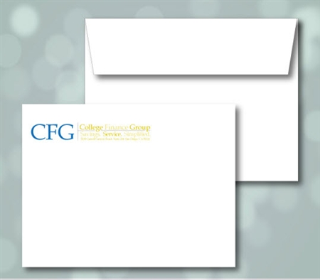 A-7 Announcement Envelopes, 2 PMS color print, Item # 50070PMS2