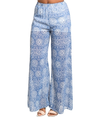 Blue White Pants