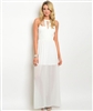 Off White Chiffon Dress