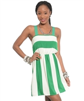 Ivory Green Dress