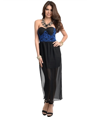 Black Royal Long Dress