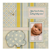 Darling Baby Photo/Clock Frame- Baby Boy