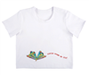 Little wings go fly white t-shirt