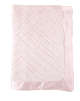 Pink Satin Baby Blanket