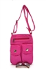 Fuchsia Messenger Bag