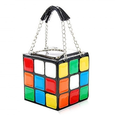 Color Block Tote Bag