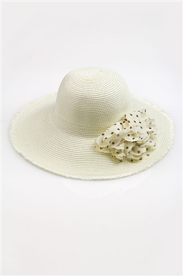 White Floppy Hat