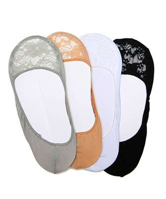 Lace No Show Socks