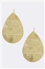 Chevron Teardrop Earrings