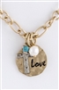 Love Cross Pendant Necklace Set