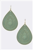 Textured Teardrop Earrings