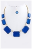 Royal Blue Necklace Set