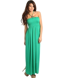 Green Long Dress