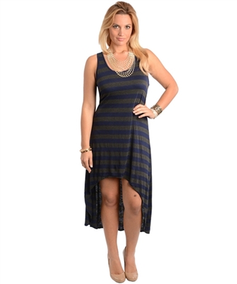 Charcoal Navy Dress