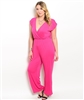 Fucshia Plus Size Jumpsuit