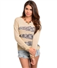 Beige Gray Sweater