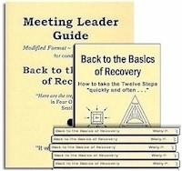 Back to the Basics of Recovery Meeting Leader Guide and 10 Back to the Basics of Recovery Books