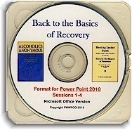 Back to the Basics of Recovery PowerPoint 2021 Presentation CD