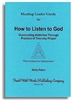 How to Listen to God Meeting Leader Guide