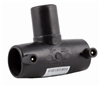 1 1/2" IRON PIPE SIZE SDR 11 TEE ELECTROFUSION FITTING