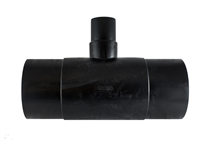 4" x 2" IRON PIPE SIZE HDPE SDR 11 REDUCER TEE BUTT FUSION FITTING