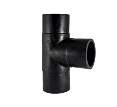8" IRON PIPE SIZE HDPE SDR 11 TEE BUTT FUSION FITTING