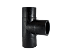 10" IRON PIPE SIZE HDPE SDR 11 TEE BUTT FUSION FITTING