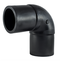 8" 90 DEGREE IRON PIPE SIZE HDPE SDR 11 ELBOW BUTT FUSION FITTING