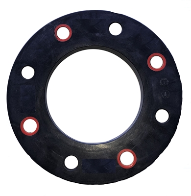 8" IRON PIPE SIZE SDR 11 150 POUND EPOXY COATED DUCTILE IRON BACKUP RING FUSION BONDED FITTING