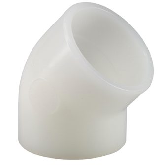 1Â¼" (40mm) PVDF 45Â° Elbow