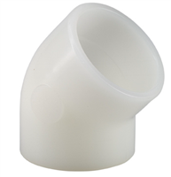 2Â½" (75mm) PVDF 45Â° Elbow
