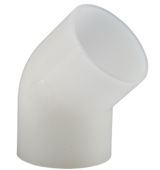 Â½" (20mm) PVDF 45Â° Elbow BF
