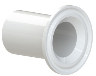 Â½" (20mm) PVDF Sanitary Adapter BF