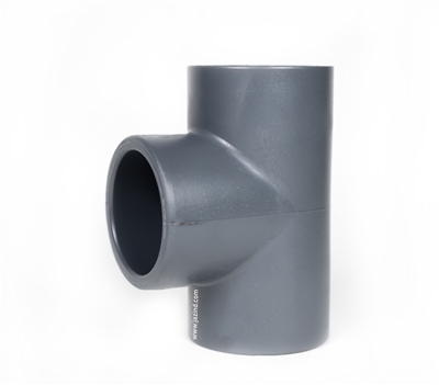4" x 2" PVC SCHEDULE 80 RED. TEE SOC x SOC x SOC