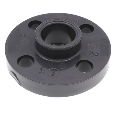 1/2" PVC SCHEDULE 80 ONE PIECE FLANGE SOCKET FITTING