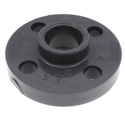 1" PVC SCHEDULE 80 ONE PIECE FLANGE SOCKET FITTING