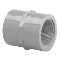1 1/4" CPVC SCHEDULE 80 COUPLING FEMALE PIPE THREAD x FEMALE PIPE THREAD FITTING