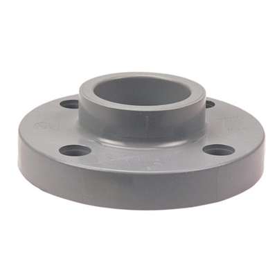 1/2" CPVC SCHEDULE 80 ONE PIECE FLANGE SOCKET FITTING