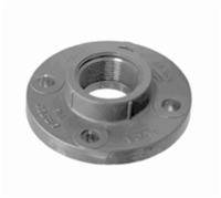 1/2" CPVC SCHEDULE 80 ONE PIECE FLANGE FEMALE PIPE THREAD FITTING