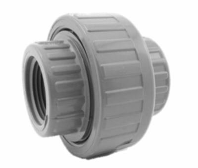 1" CPVC SCHEDULE 80 UNION FEMALE PIPE THREAD x FEMALE PIPE THREAD WITH EPDM GASKET FITTING