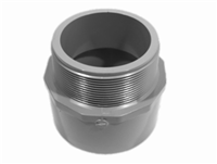 1 1/4" CPVC SCHEDULE 80 MALE ADAPTER SOCKET x MALE PIPE THREAD FITTING