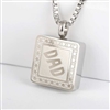 Dad Square Cremation Pendant (Chain Sold Separately)