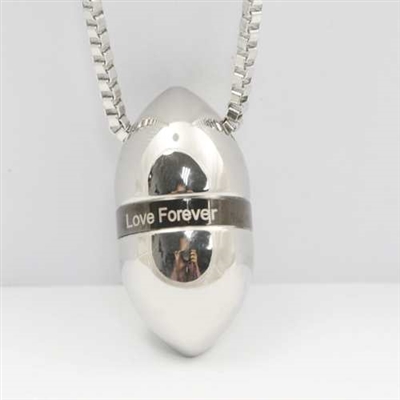 "Love Forever" Egg Cremation Pendant (Chain Sold Separately)