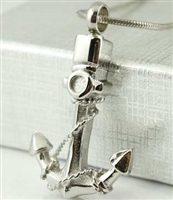 Anchor Cremation Pendant (Chain Sold Separately)