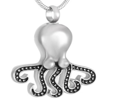 Octopus Cremation Pendant (Chain Sold Separately)