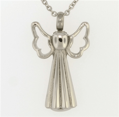Tall Angel Cremation Pendant (Chain Sold Separately)
